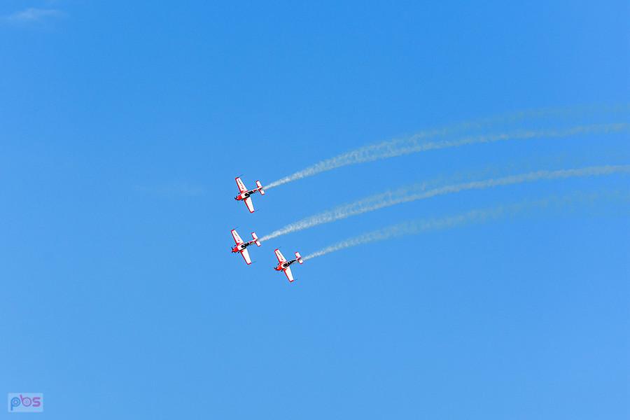 Samoloty Extra 330 LC - grupa akrobacyjna Fire Birds - AirShow Rudniki 2025