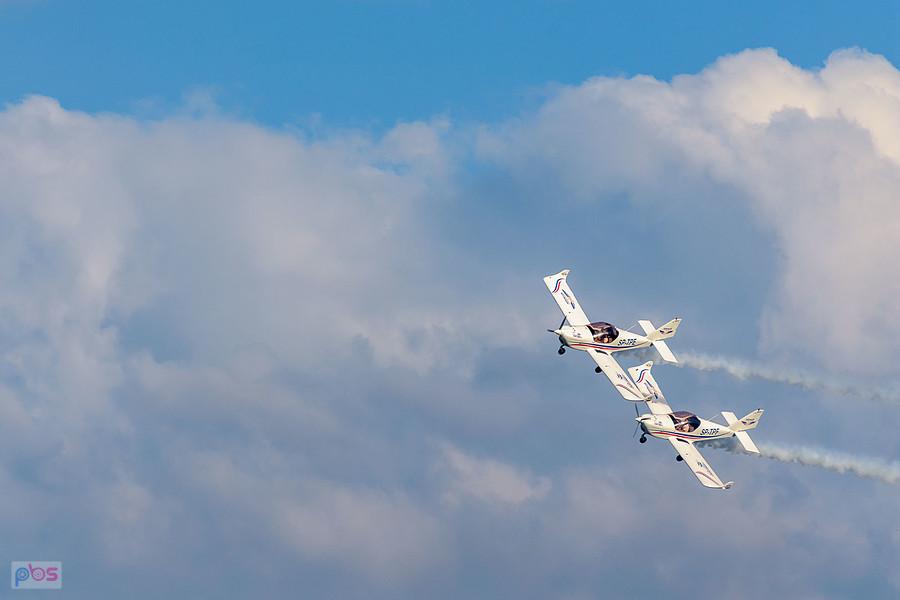 Samoloty Aero AT-3 R100 - #SP-TPE Hubert Massalski #SP-TPF - Radek Izdebski - grupa akrobacyjna Dwójka z AW - AirShow Rudniki 2025