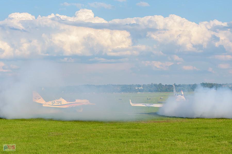 Samoloty Aero AT-3 R100 - #SP-TPE Hubert Massalski #SP-TPF - Radek Izdebski - grupa akrobacyjna Dwójka z AW - AirShow Rudniki 2025