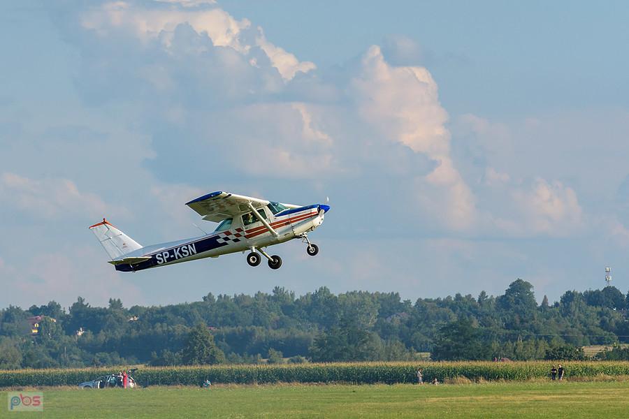 Cessna A152 Aerobat #SP-KSN- start podczas AirShow Rudniki 2025