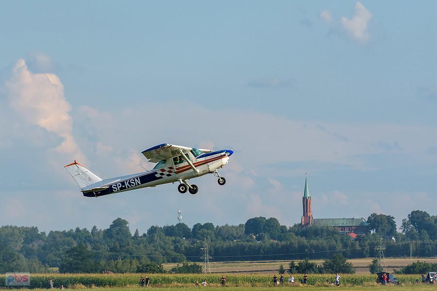 Cessna A152 Aerobat #SP-KSN- start podczas AirShow Rudniki 2025