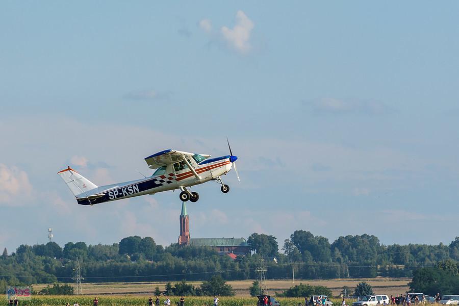 Cessna A152 Aerobat #SP-KSN- start podczas AirShow Rudniki 2025