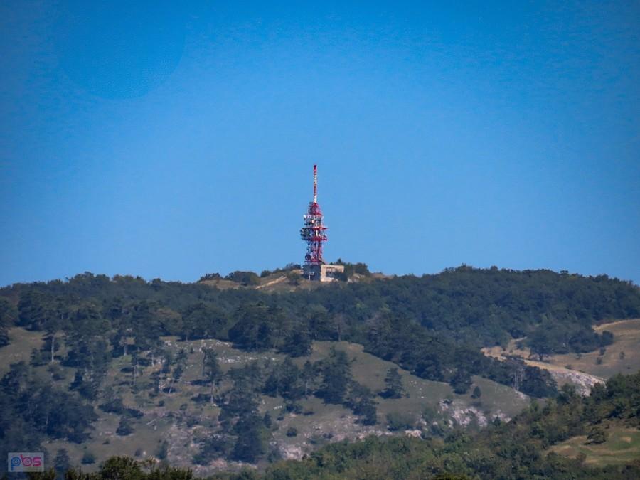 Maszt TV na górze Děvín