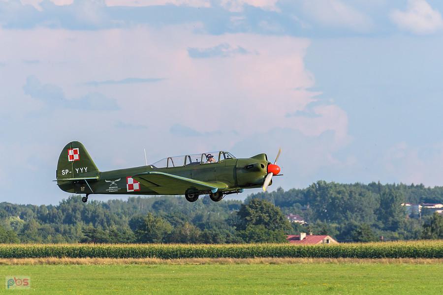 Yakovlev Yak-18 (Jakowlew Jak-18) #SP-YYY - latający eksponat Muzeum lotnictwa w Krakowie- AirShow Rudniki 2025