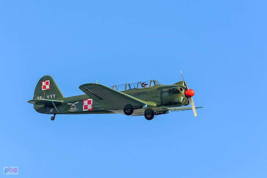 Yakovlev Yak-18 (Jakowlew Jak-18) #SP-YYY - latający eksponat Muzeum lotnictwa w Krakowie- AirShow Rudniki 2025
