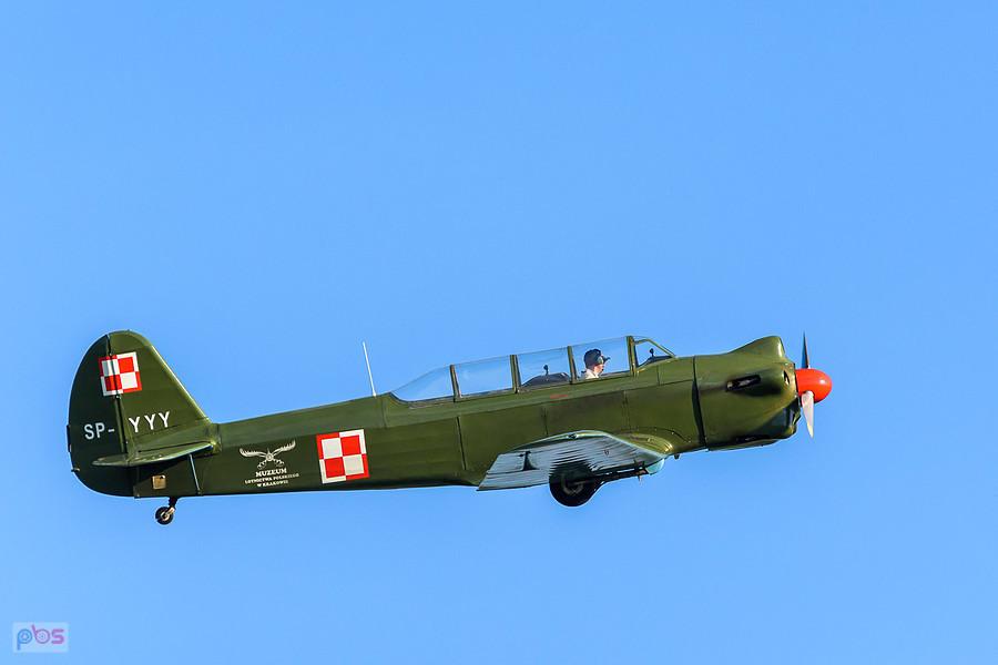 Yakovlev Yak-18 (Jakowlew Jak-18) #SP-YYY - latający eksponat Muzeum lotnictwa w Krakowie- AirShow Rudniki 2025