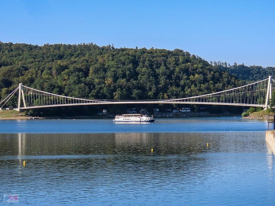 Zbiornik Vranov - kładka nad Zatoką Szwajcarską