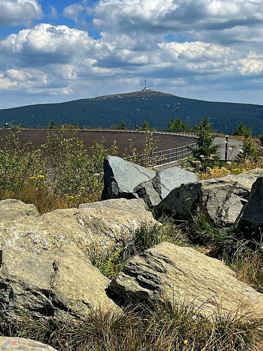 Elektrownia Dlouhe Strane (Czechy) 1353m n.p.m. Widok na Pradziada