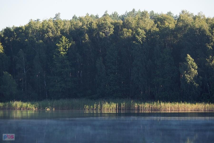 poranek nad Jeziorem Okonin
