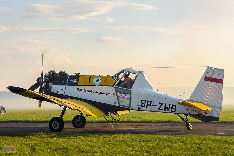 PZL M18B Dromader #SP-ZWB i pilot Janusz Darocha - AirShow Rudniki 2025