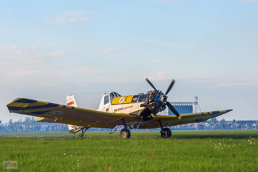 PZL M18B Dromader #SP-ZWB i pilot Janusz Darocha - AirShow Rudniki 2025