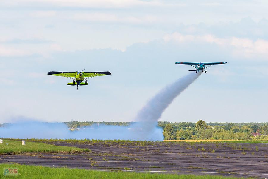 Rainbow SkyReach BushCat #SP-SYKY i Aeroprakt A-32 #SP-SYZY - AirShow Rudniki 2025