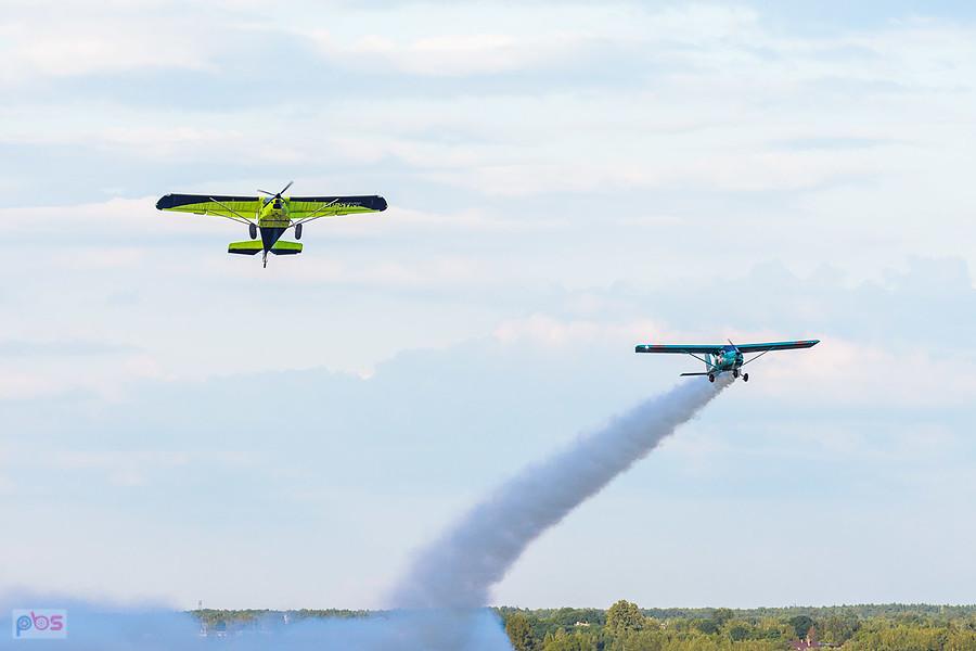 Rainbow SkyReach BushCat #SP-SYKY i Aeroprakt A-32 #SP-SYZY - AirShow Rudniki 2025