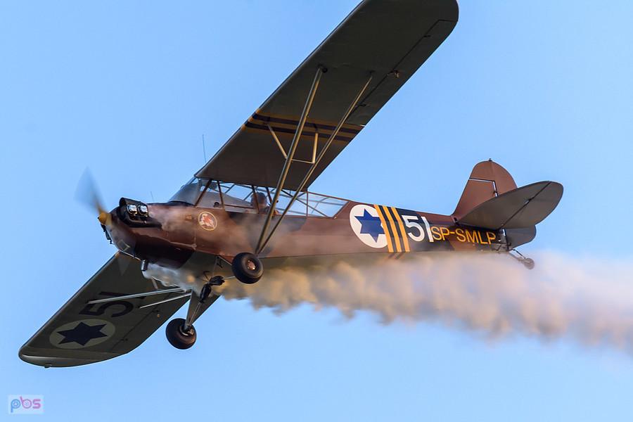 Piper L-4J Cub #SP-SMLP z roku 1944 - AirShow Rudniki 2025