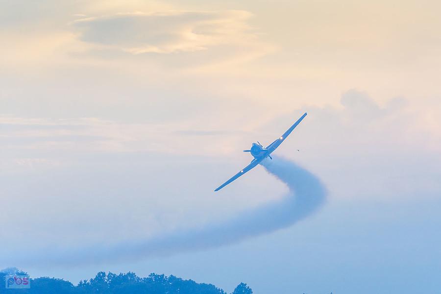 North American T-6 "Harvard" Mk.4M #KF584 (SP-YIX) samolot szkoleniowo-treningowy z 1953 roku - AirShow Rudniki 2025