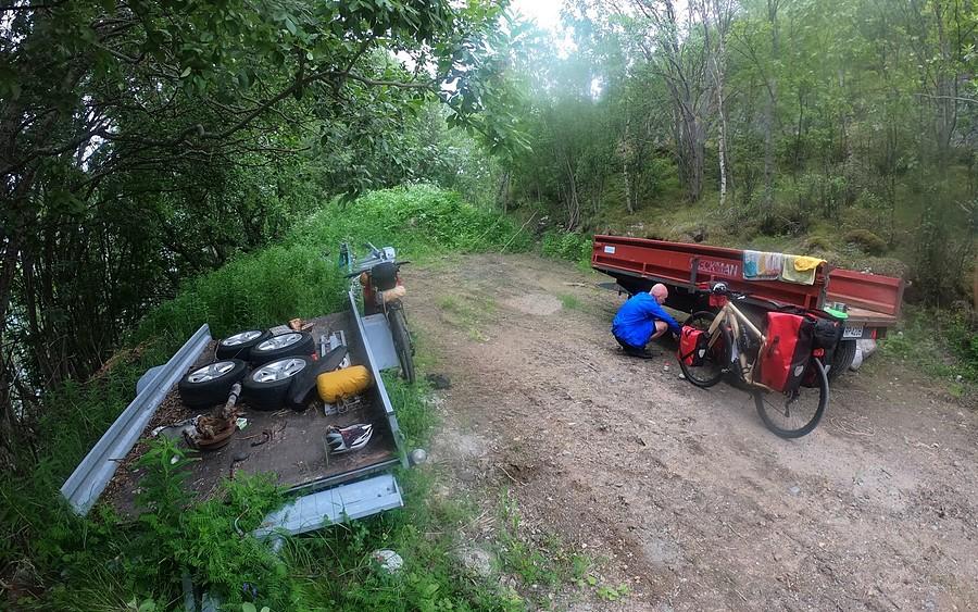 Po pokonaniu 67km czas na przerwę obiadową w takim średnim miejscu