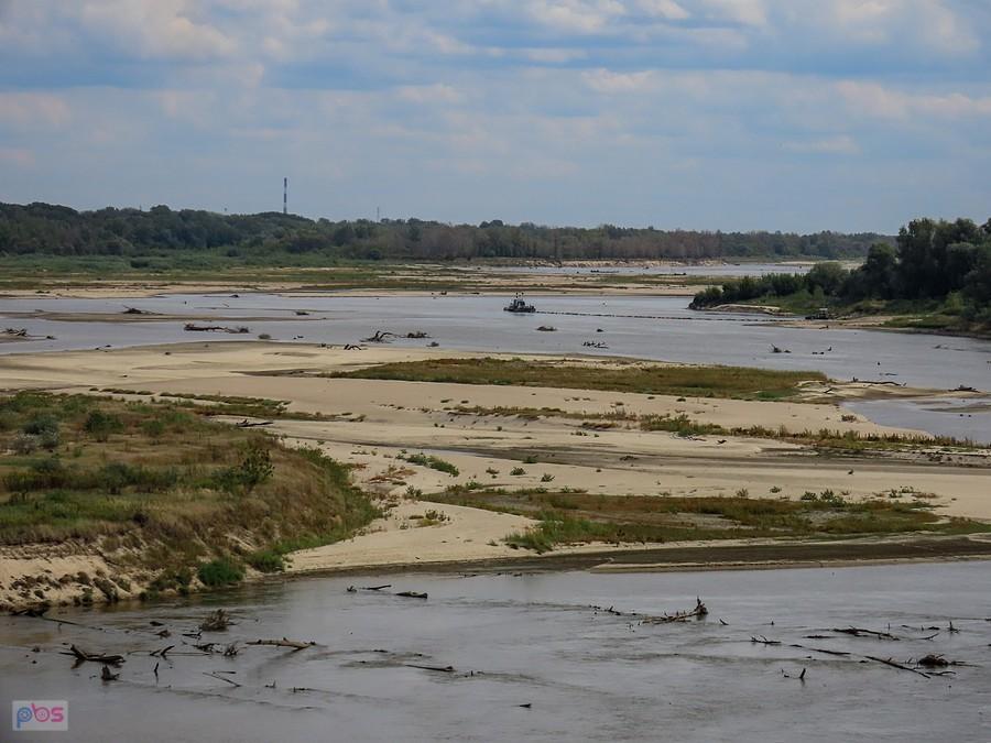 Widok z Mostu Południowego w górę Wisły