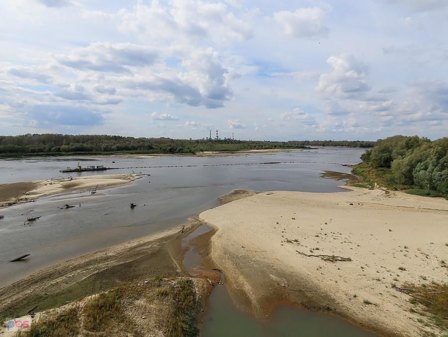 Plaża dla golasów przy Moście Południowym