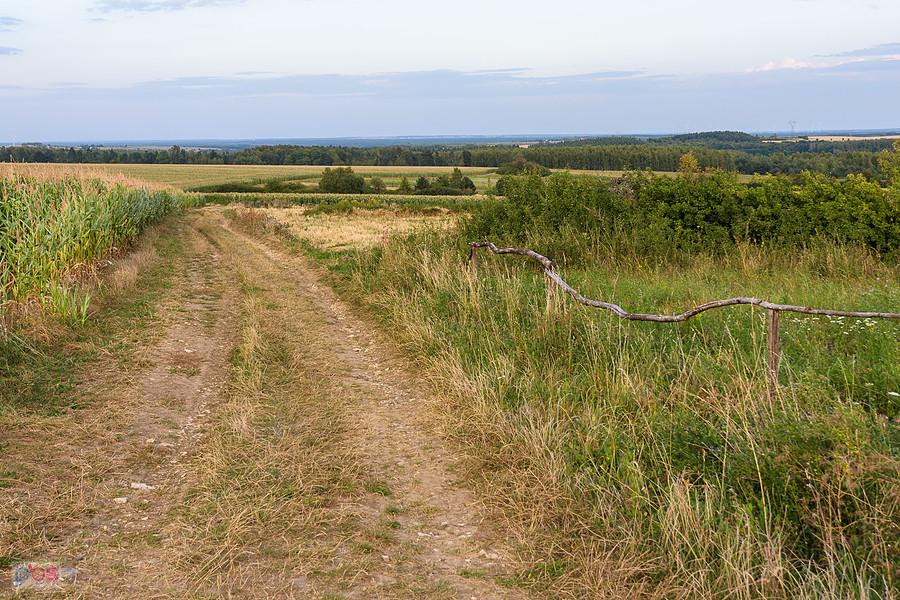 Wzniesienie Stokownica od strony południowej i widok na wschód