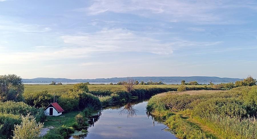 Ujście rzeki Zala do Balatonu