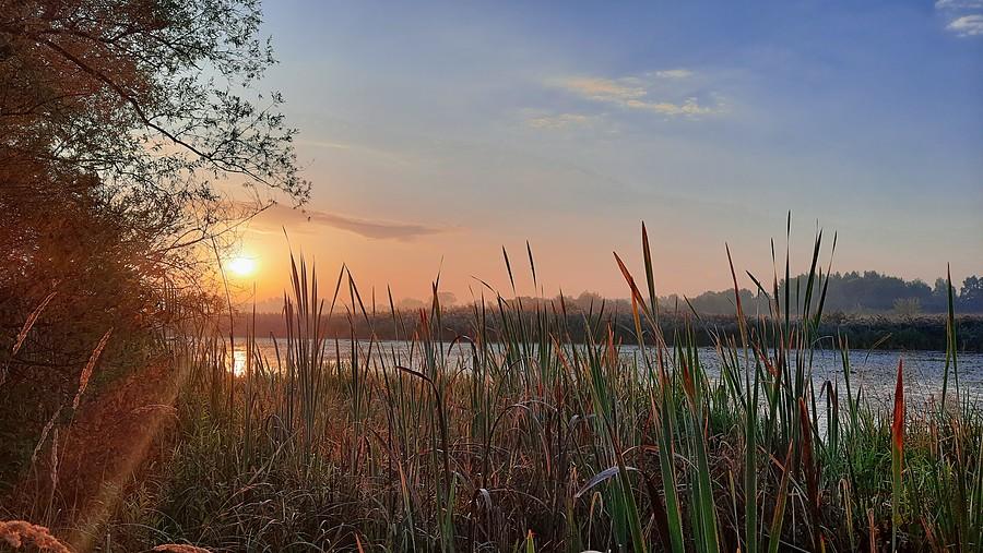 Widowisko nad zalewem.
