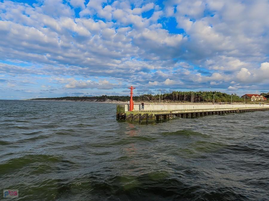 Rowy - główka portowa i wschodnia plaża
