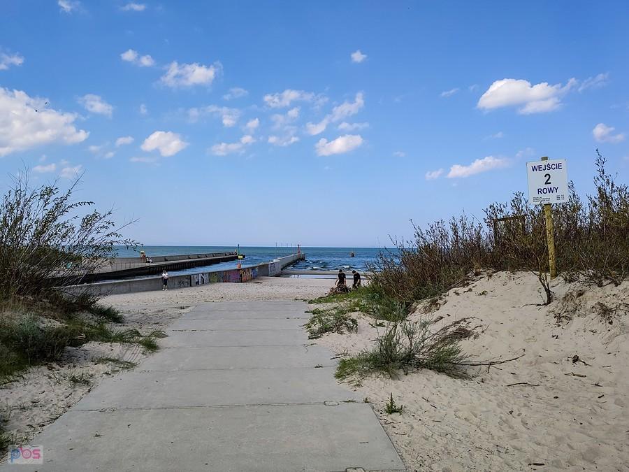 Rowy - wyjście nr 2 na plażę wschodnią