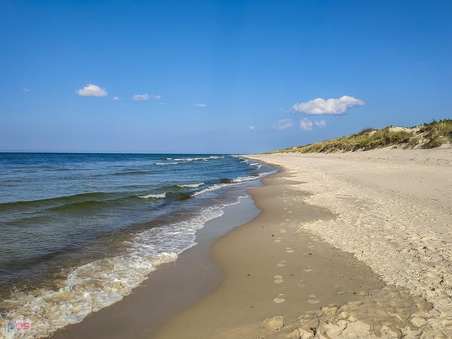 Plaża wschodnia w Rowach