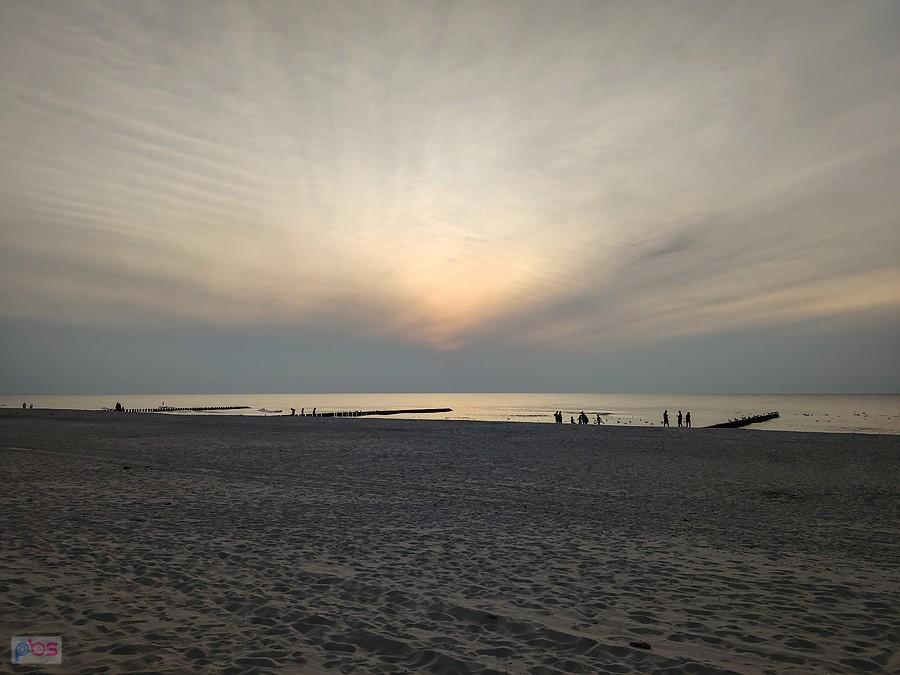 Plaża prawie pusta, jutro będzie lało