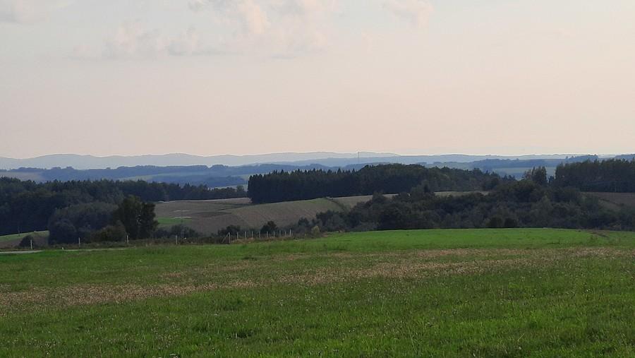Pogórze trochę niewyraźne.