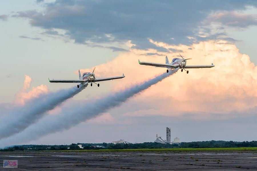 Aero AT-3 R100 - #SP-TPE i #SP-TPF - Dwójka z AW - AirShow Rudniki 2025