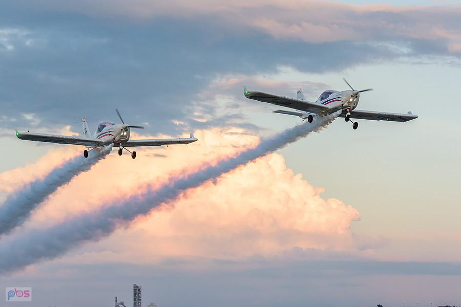 Aero AT-3 R100 - #SP-TPE i #SP-TPF - Dwójka z AW - AirShow Rudniki 2025
