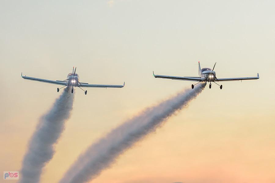 Aero AT-3 R100 - #SP-TPE i #SP-TPF - Dwójka z AW - AirShow Rudniki 2025