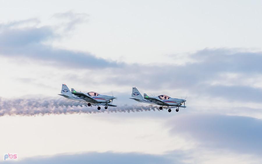 Aero AT-3 R100 - #SP-TPE i #SP-TPF - Dwójka z AW - AirShow Rudniki 2025