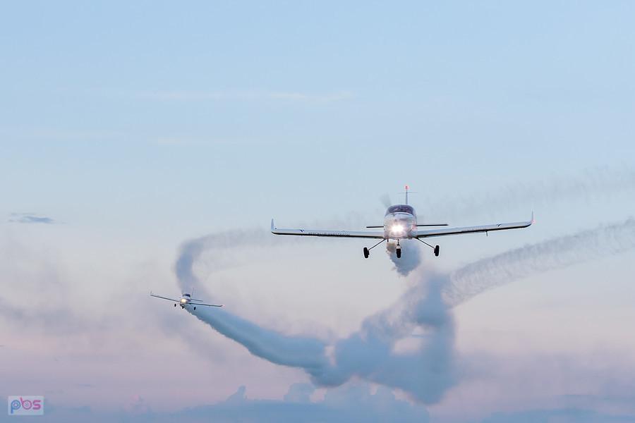 Aero AT-3 R100 - #SP-TPE i #SP-TPF - Dwójka z AW - AirShow Rudniki 2025