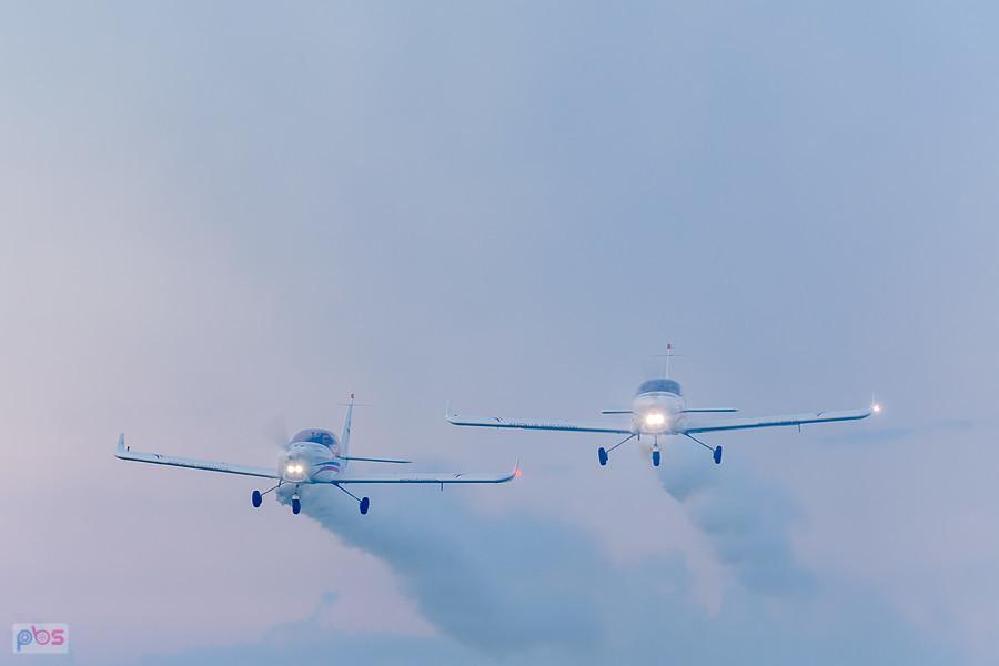 Aero AT-3 R100 - #SP-TPE i #SP-TPF - Dwójka z AW - AirShow Rudniki 2025