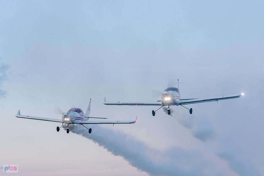 Aero AT-3 R100 - #SP-TPE i #SP-TPF - Dwójka z AW - AirShow Rudniki 2025