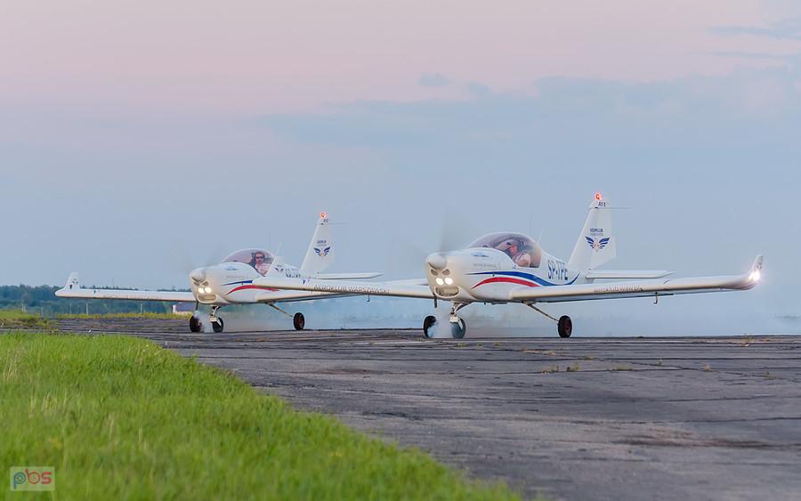 Aero AT-3 R100 - #SP-TPE i #SP-TPF - Dwójka z AW - AirShow Rudniki 2025