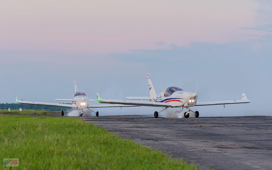 Aero AT-3 R100 - #SP-TPE i #SP-TPF - Dwójka z AW - AirShow Rudniki 2025