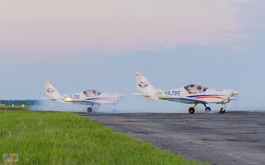 Aero AT-3 R100 - #SP-TPE i #SP-TPF - Dwójka z AW - AirShow Rudniki 2025