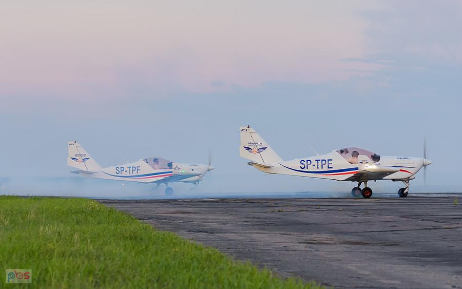 Aero AT-3 R100 - #SP-TPE i #SP-TPF - Dwójka z AW - AirShow Rudniki 2025
