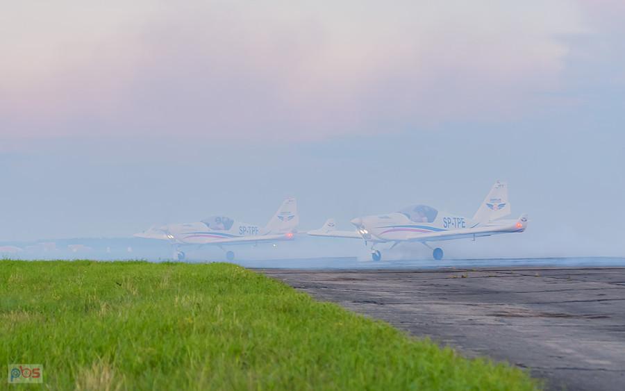 Aero AT-3 R100 - #SP-TPE i #SP-TPF - Dwójka z AW - AirShow Rudniki 2025