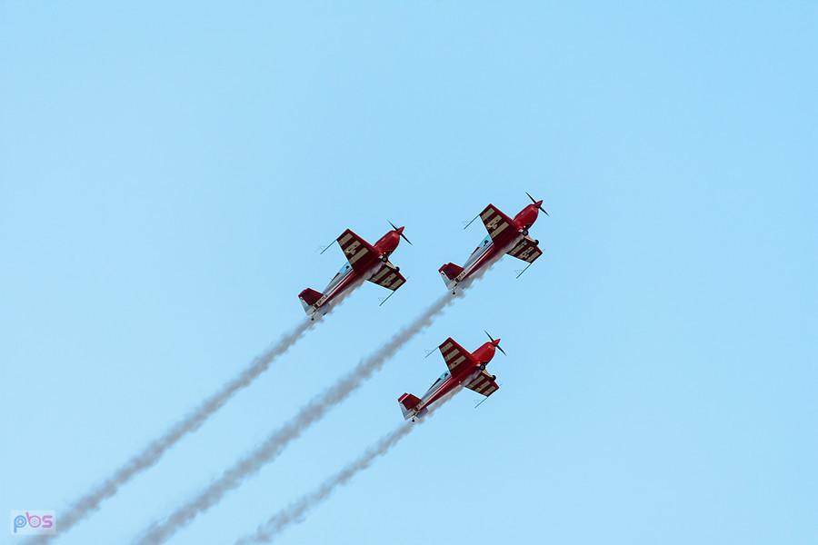 Samoloty Extra 330 LC - grupa akrobacyjna Fire Birds - AirShow Rudniki 2025