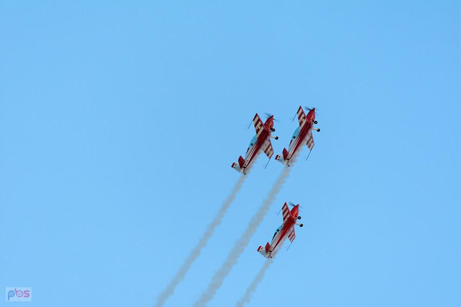 Samoloty Extra 330 LC - grupa akrobacyjna Fire Birds - AirShow Rudniki 2025