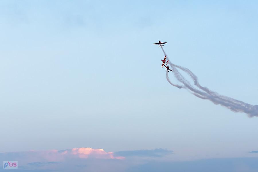 Samoloty Extra 330 LC - grupa akrobacyjna Fire Birds - AirShow Rudniki 2025