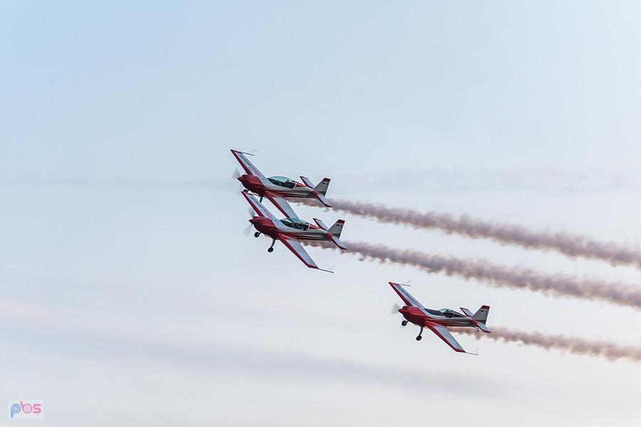 Samoloty Extra 330 LC - grupa akrobacyjna Fire Birds - AirShow Rudniki 2025