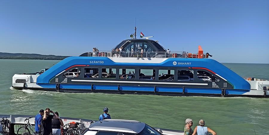 Na promie z Balatonfoldvar do Tihany