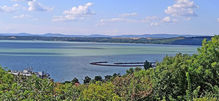 Balaton. Widok z południowego brzegu