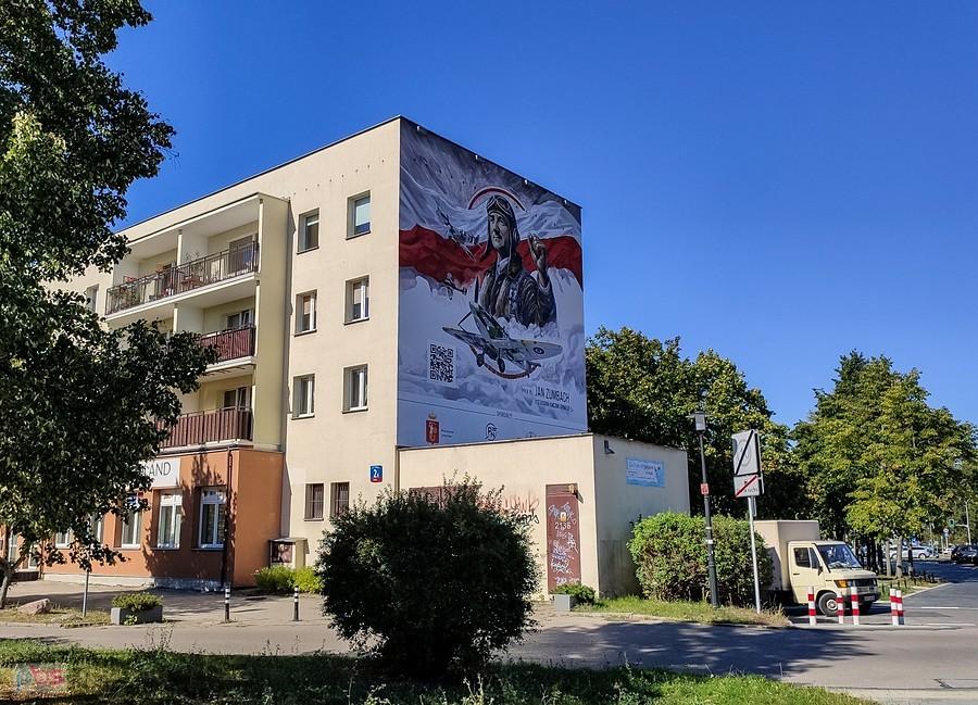 Nowy mural na Ursynowie poświęcony jest Janowi Zumbachowi