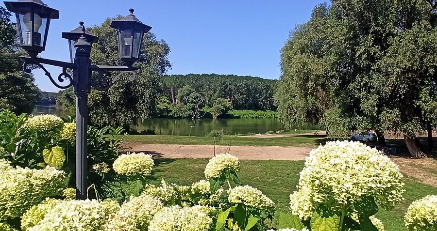 Widok na Cisę w miejscowości Tiszadada
